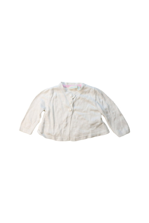 A White Cardigans from Jojo Maman Bébé in size 3-6M for neutral. (Front View)