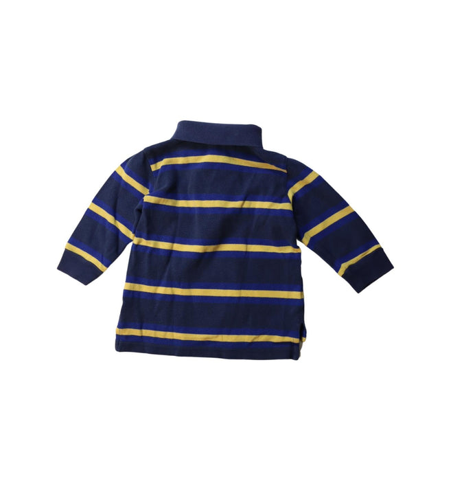 A Blue Long Sleeve Polos from Polo Ralph Lauren in size 12-18M for boy. (Back View)