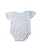 A Blue Short Sleeve Bodysuits from Organic Natural Charm in size O/S for neutral. (Back View)