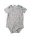 A Grey Short Sleeve Bodysuits from The Little White Company in size 12-18M for boy. (Front View)