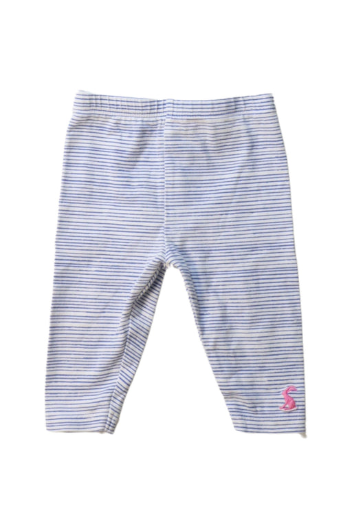 A Blue Leggings from Joules in size 0-3M for girl. (Front View)