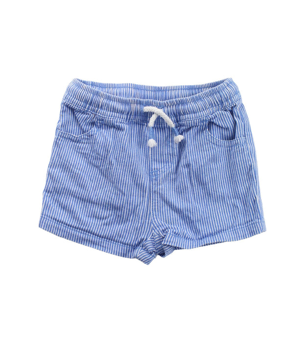 A Blue Shorts from Seed in size 6-12M for girl. (Front View)