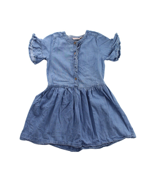 A Blue Short Sleeve Dresses from Noa Noa Miniature in size 3T for girl. (Front View)