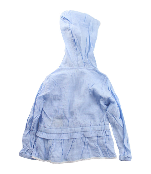 A Blue Lightweight Jackets from Chickeeduck in size 2T for girl. (Back View)