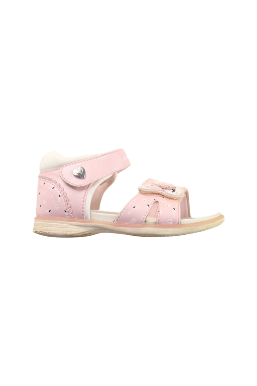 A Pink Sandals from Dr. Kong in size 3T for girl. (Front View)