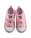 A Pink Sneakers from Converse in size 3T for girl. (Back View)