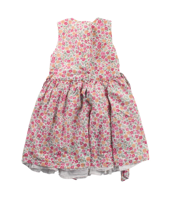 A Pink Sleeveless Dresses from Shabby Chic in size 4T for girl. (Back View)