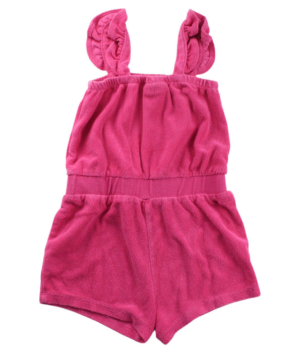 A Pink Sleeveless Rompers from Juicy Couture in size 4T for girl. (Back View)