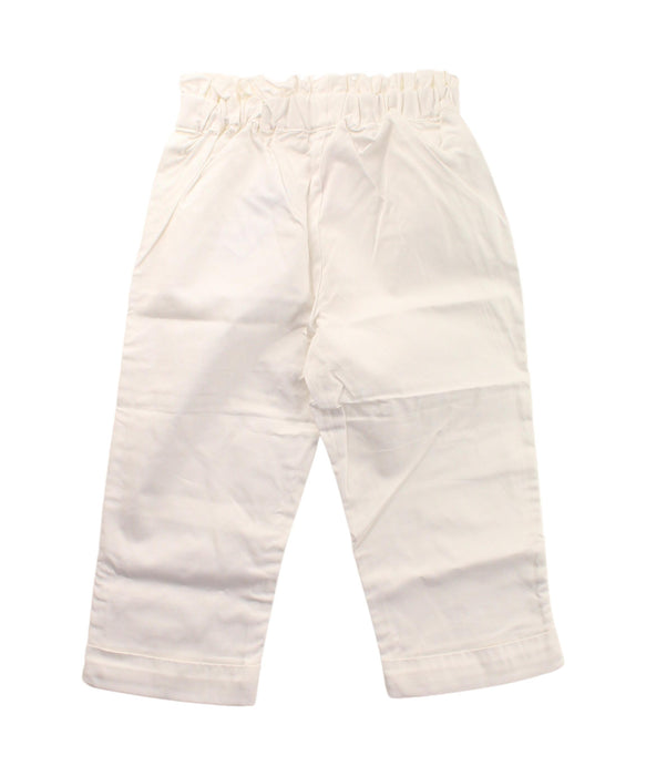 A White Casual Pants from Jacadi in size 2T for girl. (Back View)