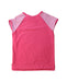 A Pink Rash Guards from Cuddle Fish in size 6T for girl. (Back View)