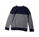 A Navy Crewneck Sweatshirts from Seed in size 6T for boy. (Back View)