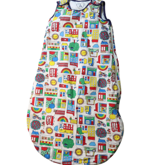A Multicolour Sleepsacs from Little Bird in size 6-12M for neutral. (Front View)