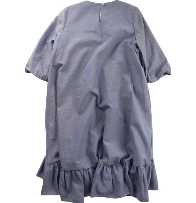 A Silver Short Sleeve Dresses from I Pinco Pallino in size 10Y for girl. (Back View)