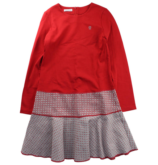 A Red Long Sleeve Dresses from I Pinco Pallino in size 10Y for girl. (Front View)