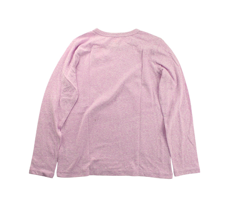 A Pink Long Sleeve T Shirts from Crewcuts in size 10Y for girl. (Back View)