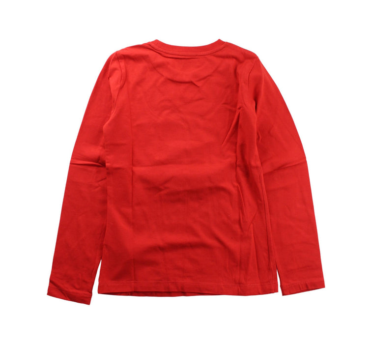 A Red Long Sleeve T Shirts from Moschino in size 10Y for boy. (Back View)