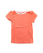 A Orange Short Sleeve Tops from Petit Bateau in size 5T for girl. (Front View)