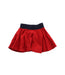 A Red Short Skirts from Petit Bateau in size 3T for girl. (Back View)