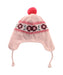 A Pink Winter Hats from Petit Bateau in size O/S for girl. (Back View)