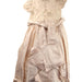 A Gold Short Sleeve Dresses from Nicki Macfarlane in size 5T for girl. (Back View)