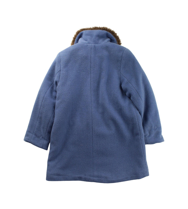 A Blue Coats from Rachel Riley in size 4T for girl. (Back View)