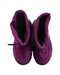 A Purple Winter Boots from Naturino in size 5T for girl. (Back View)