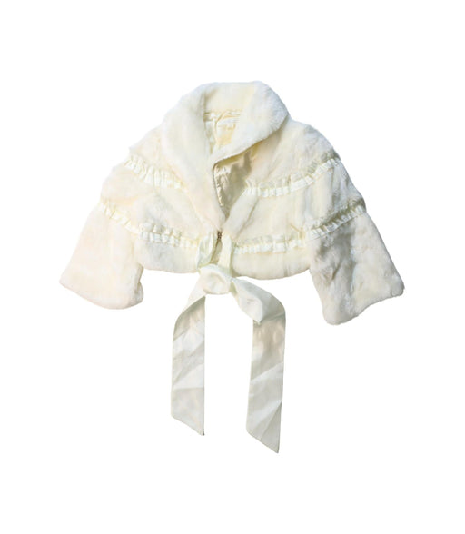 A Ivory Lightweight Jackets from Nicholas & Bears in size 4T for girl. (Front View)