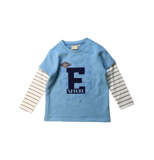 A Multicolour Long Sleeve T Shirts from Chickeeduck in size 4T for boy. (Front View)
