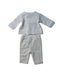 A Grey Pants Sets from Jacadi in size 0-3M for girl. (Back View)