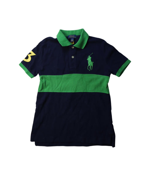A Multicolour Short Sleeve Polos from Polo Ralph Lauren in size 7Y for boy. (Front View)