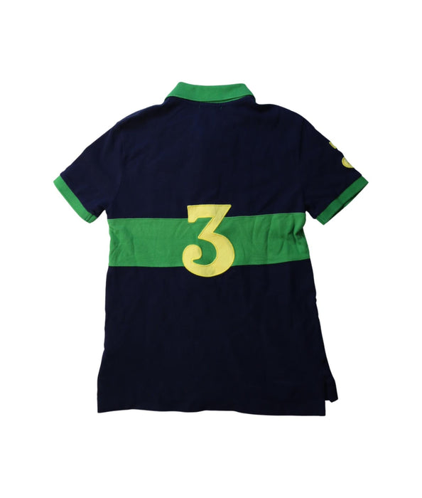 A Multicolour Short Sleeve Polos from Polo Ralph Lauren in size 7Y for boy. (Back View)