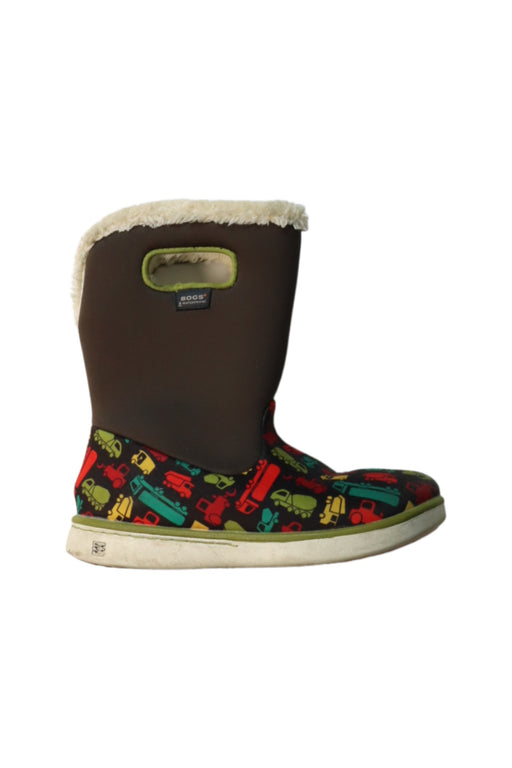 A Multicolour Winter Boots from Bogs in size 6T for boy. (Front View)