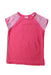 A Pink Rash Guards from Cuddle Fish in size 6T for girl. (Front View)