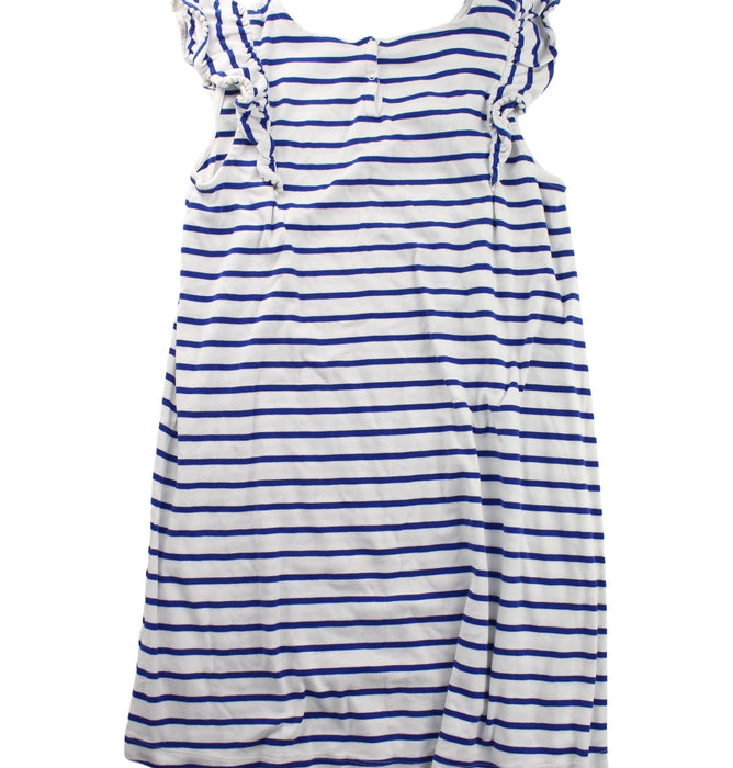 A Blue Short Sleeve Dresses from Petit Bateau in size 12Y for girl. (Back View)