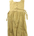 A Yellow Sleeveless Dresses from Louise Misha in size 12Y for girl. (Back View)