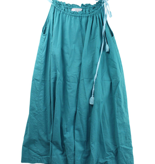 A Green Sleeveless Dresses from Excuse My French in size 14Y for girl. (Front View)