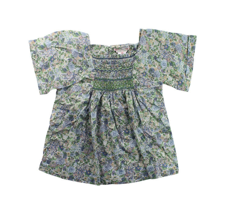 A Blue Short Sleeve Tops from Bonpoint in size 14Y for girl. (Front View)