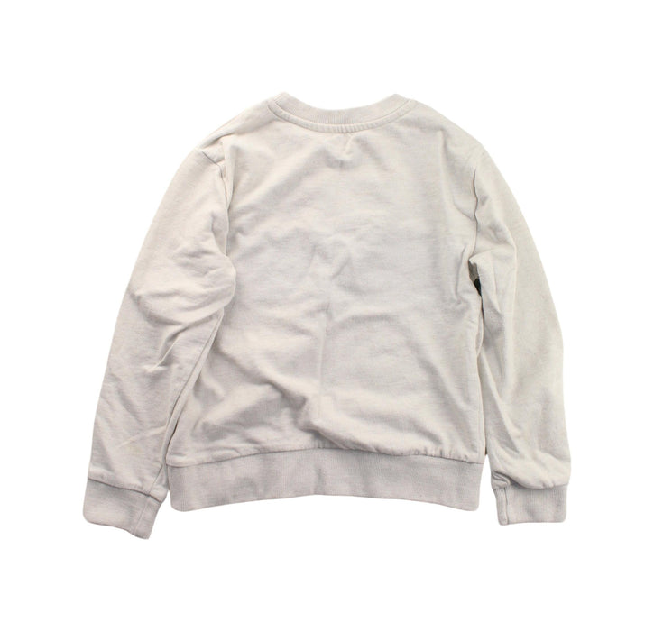A White Crewneck Sweatshirts from DKNY in size 6T for boy. (Back View)