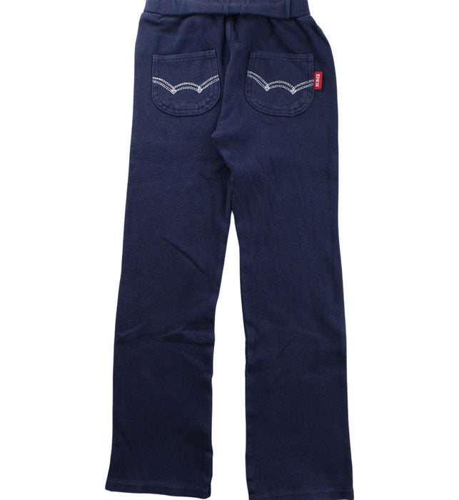 A Blue Casual Pants from EDWIN in size 7Y for boy. (Back View)