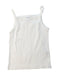 A White Sleeveless T Shirts from Petit Bateau in size 2T for girl. (Front View)