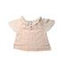 A Beige Short Sleeve Tops from Louise Misha in size 3T for girl. (Back View)