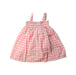 A Pink Sleeveless Dresses from Bonton in size 3T for girl. (Back View)