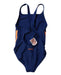 A Blue Swimsuits from Adidas in size 2T for girl. (Back View)