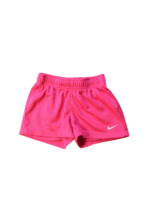 A Pink Active Shorts from Nike in size 2T for girl. (Front View)