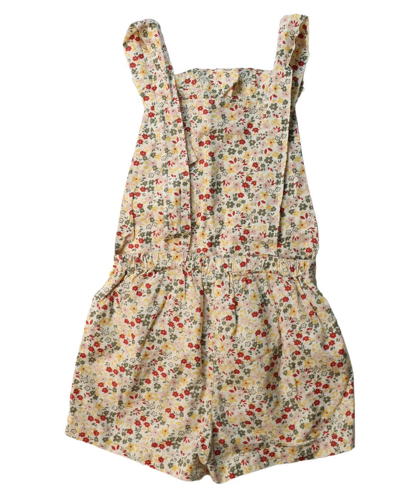 A Multicolour Sleeveless Rompers from Petit Bateau in size 4T for girl. (Back View)