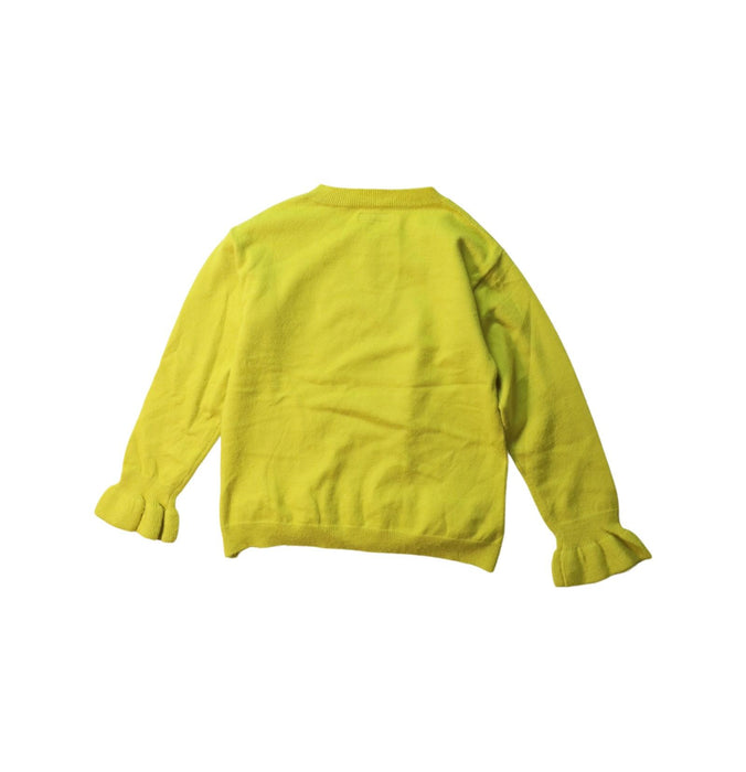 A Yellow Knit Sweaters from Mayoral in size 4T for girl. (Back View)