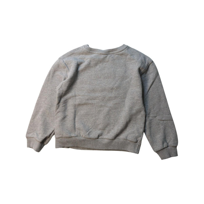 A Grey Crewneck Sweatshirts from Hundred Pieces in size 6T for neutral. (Back View)
