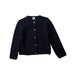 A Black Cardigans from Petit Bateau in size 6T for girl. (Front View)
