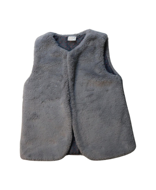 A Grey Dress Up Vests from Paz Rodriguez in size 5T for girl. (Front View)