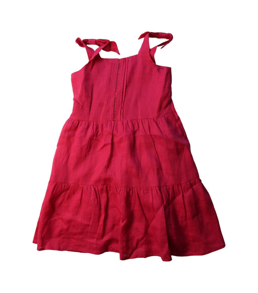 A Red Sleeveless Dresses from REISS in size 7Y for girl. (Front View)